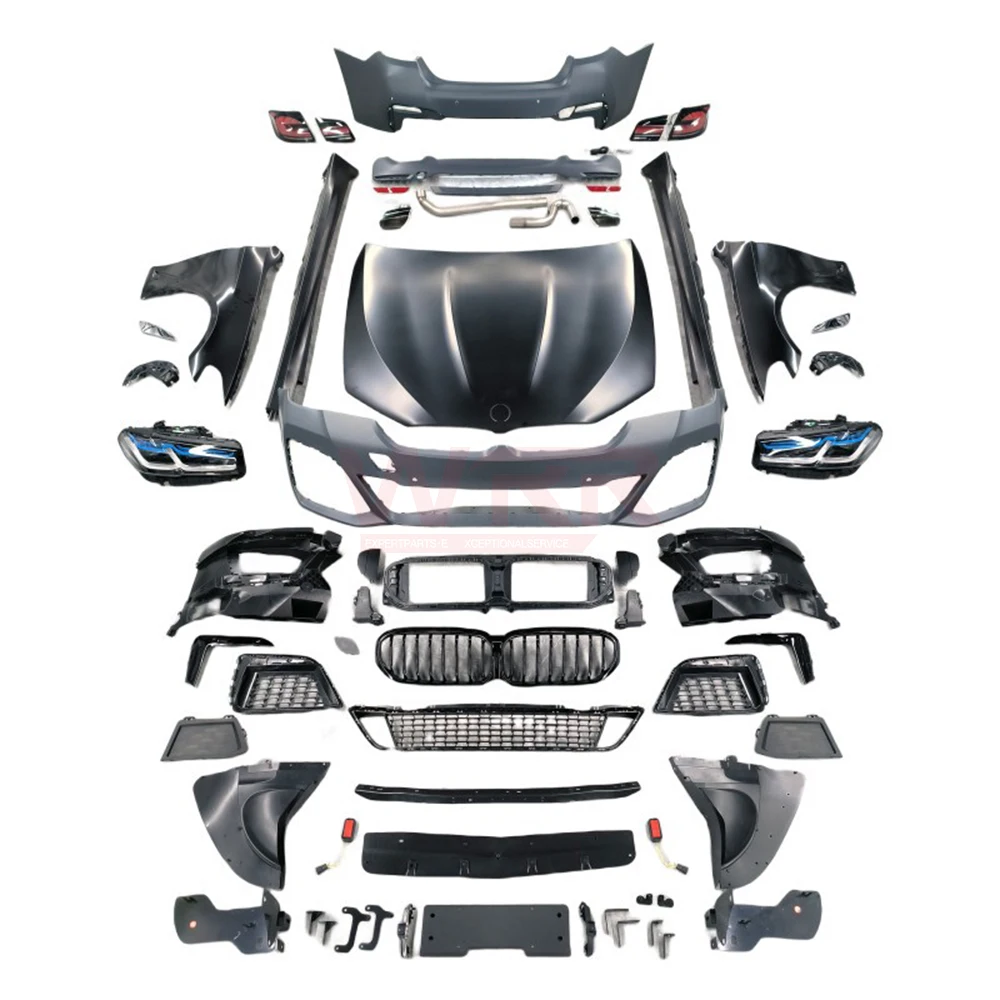 

WRR Car Part for BMW F10 5 Series Upgrade to G30 G38 M5 Body Kit X5 X6 F30 E60 Modification E90 Front Bumper