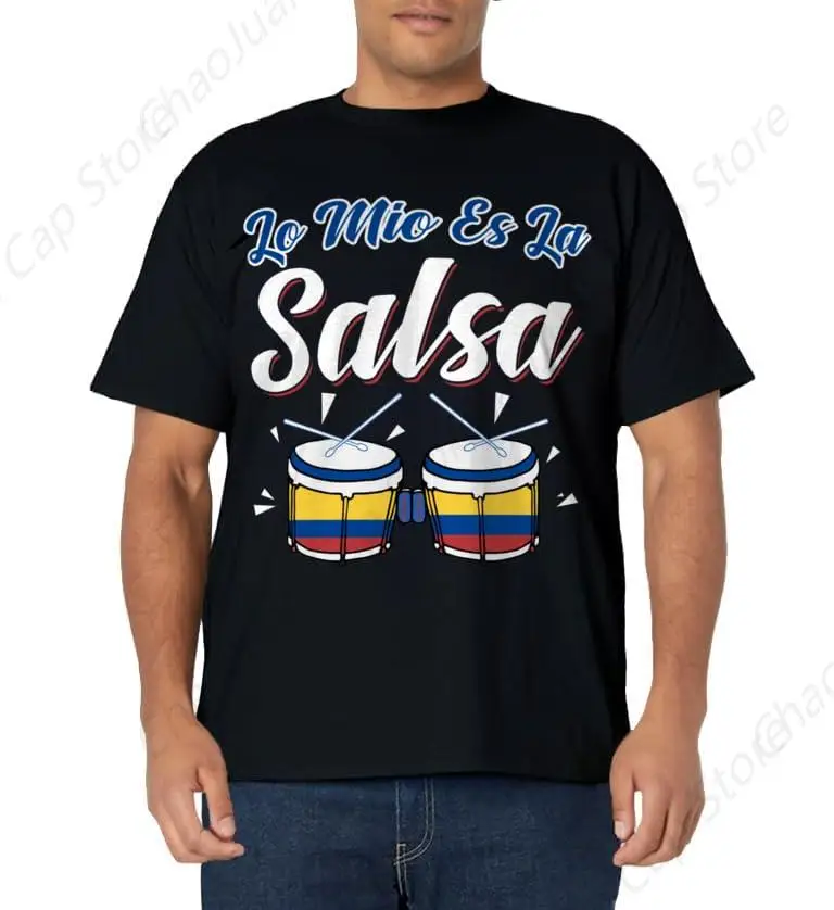 Salsa Colombiana Gift, Musica Colombian Flag Pride Parcero T-Shirt