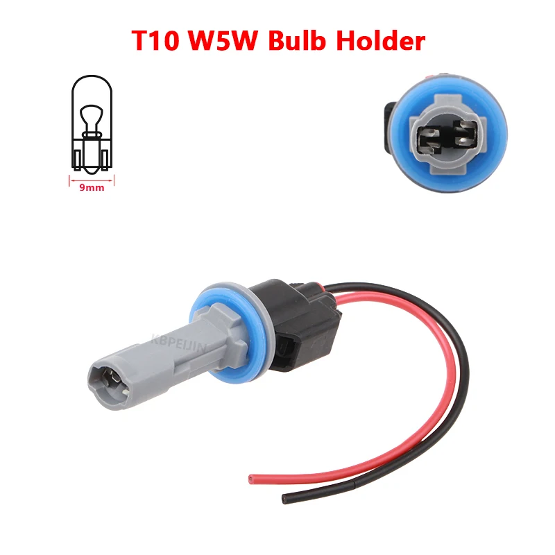 

For Ford Escape F-150 F-250 F-350 Side Turn Signal Light Socket Car Lamp Holder T10 Bulb Base Connector Accessories 1PC