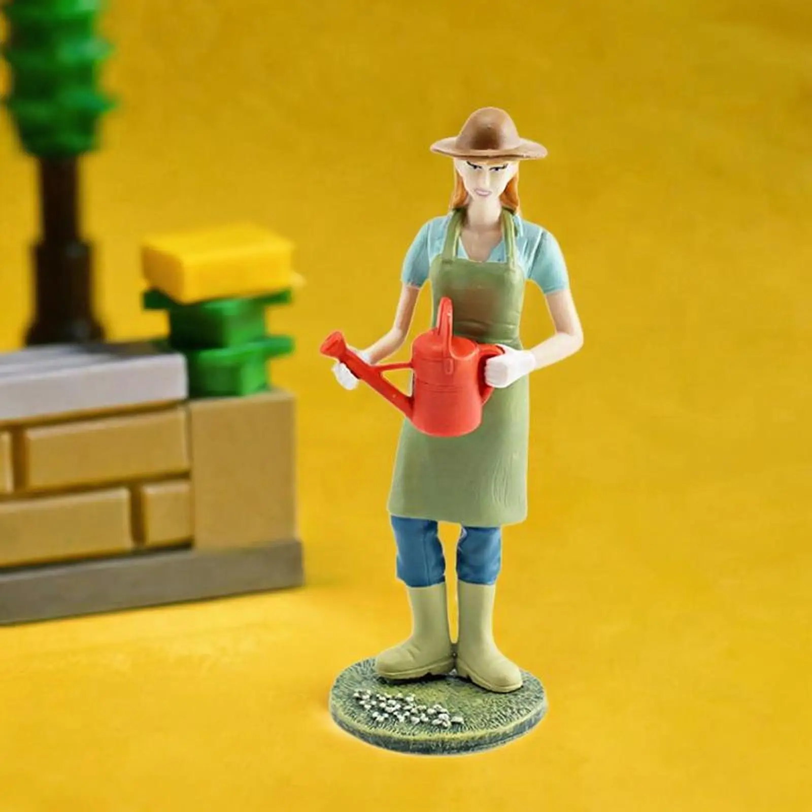 ฟิกเกอร์จิ๋ว ของเล่นเรซิ่น อุปกรณ์เสริมจิ๋ว โมเดลฟิกเกอร์เหมือนจริง สำหรับตกแต่งโต๊ะทำงาน ฉากตกแต่ง