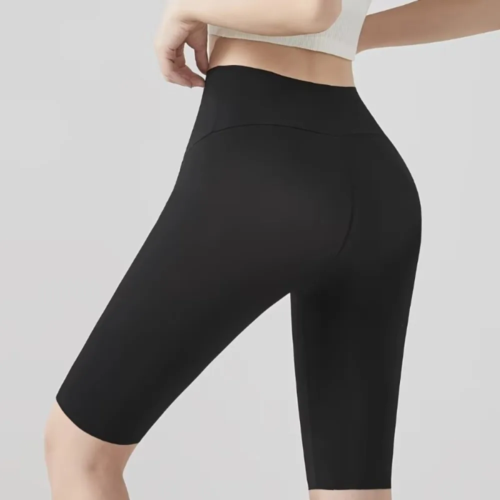 Soft High Waist Safety Shorts Pants Breathable Ice Silk Seamless Underwear Pants Elastic Under Skirt Shorts Women