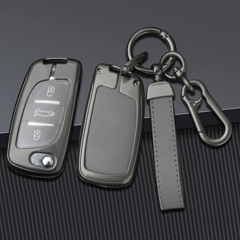 New Fashion Zinc Alloy Car Key Case Holder for Southeast Dx7 Dx3 Deluxe Dx5 Zinc Alloy 3 4 5 Button Car Key Car Accessories