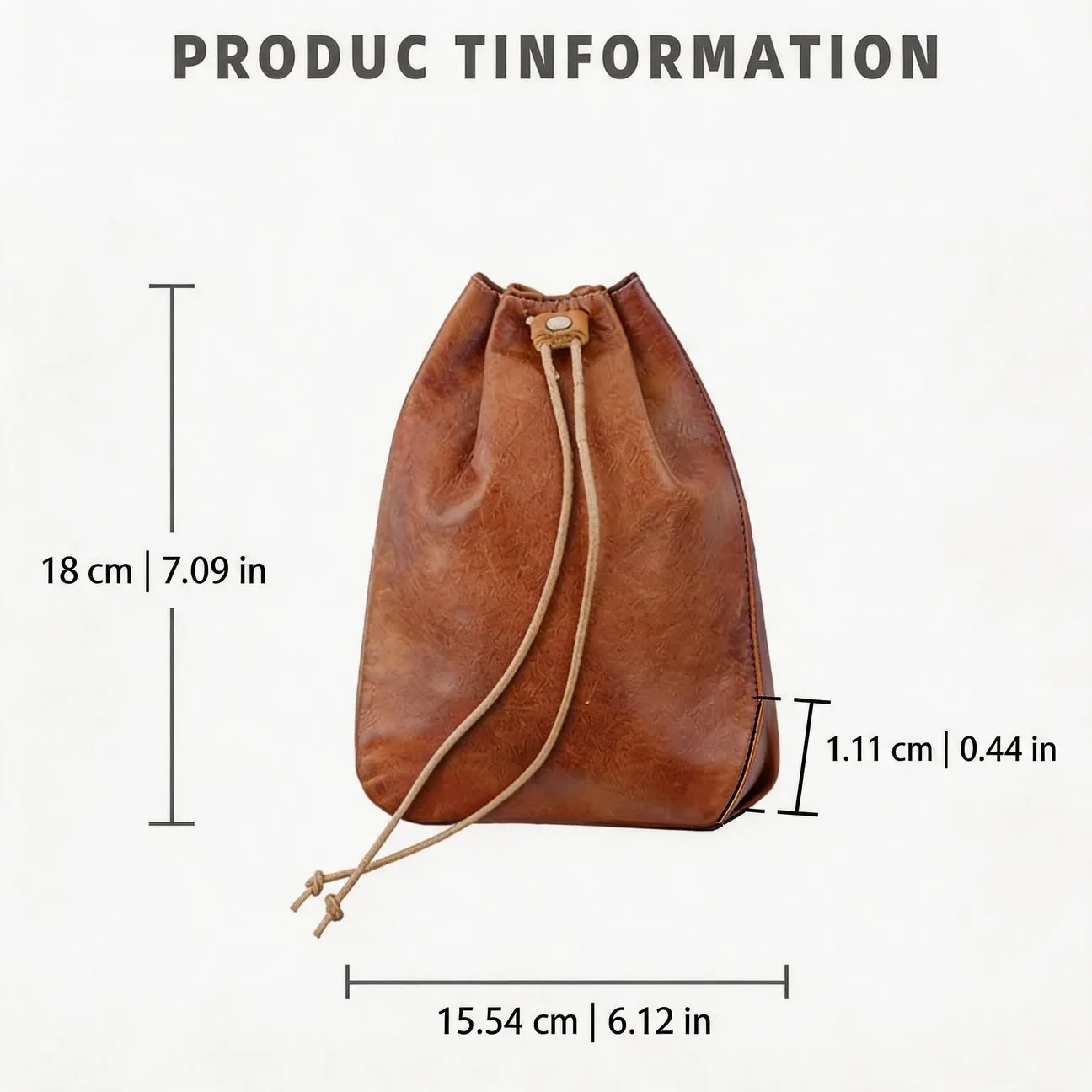 Vintage Genuine Leather Coin Bag, Zip Around Card Case Wallet with Keychain Gift for Her Him