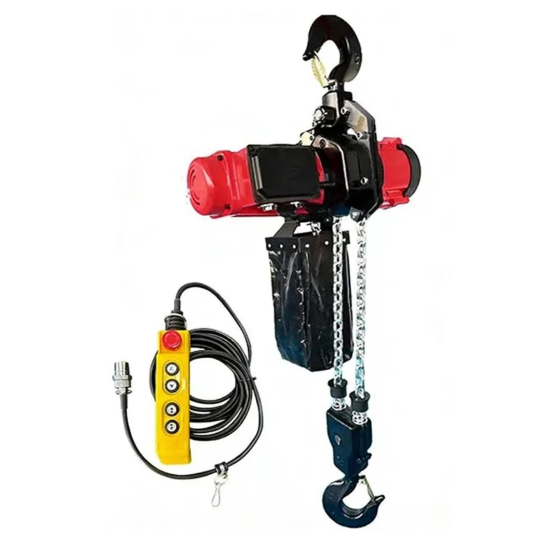 

220V Electric Chain Hoist Adjustable Speed Small Alloy Steel Chain Electric Hoist 1000KG/2000KG Brushless Motor for Construction