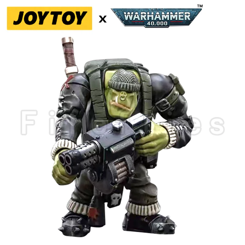 1/18 JOYTOY Action Figure Ork Kommandos Squighog Nob on Smasha Squig Anime Collection Model Toy