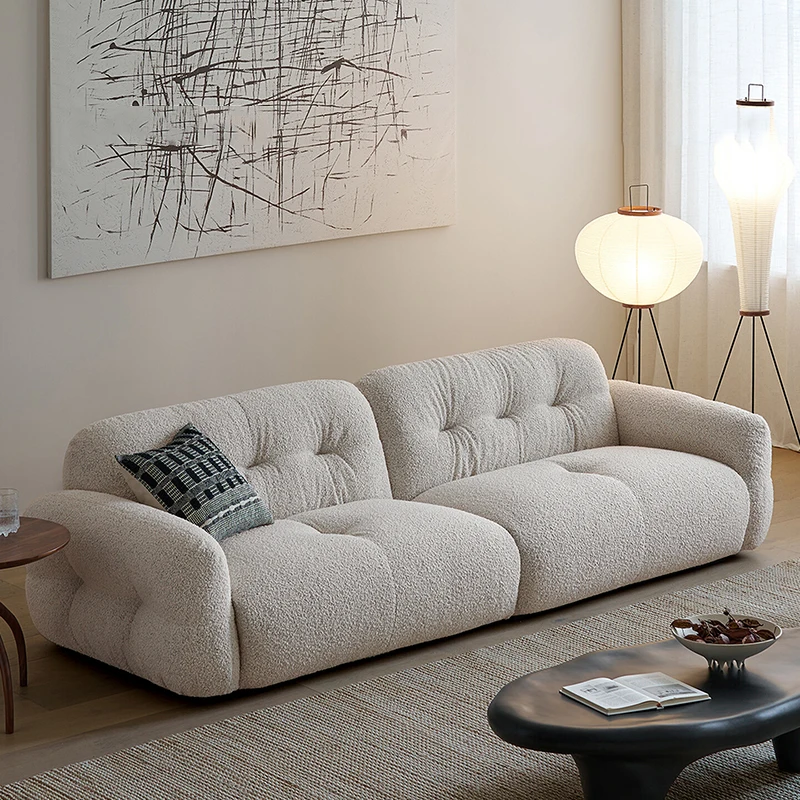 

Cloud Nordic Living Room Sofas Children Minimalist Cute Puffs Living Room Sofas Designer Tiny House Muebles Postmodern Furniture