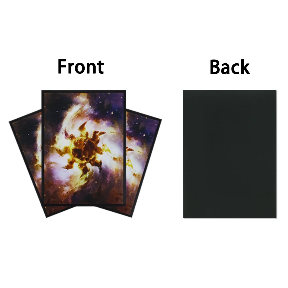 60 pezzi 66x91mm buste per carte d'arte opaca gioco da tavolo copertina per carte TCG buste per carte collezionabili per giochi di carte MGT/YGO
