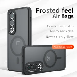 Case For OnePlus ACE3V Luxury Skin-friendly Matte Silicone Magnetic Cover For OnePlus ACE3 V Shockproof Bumper Funda