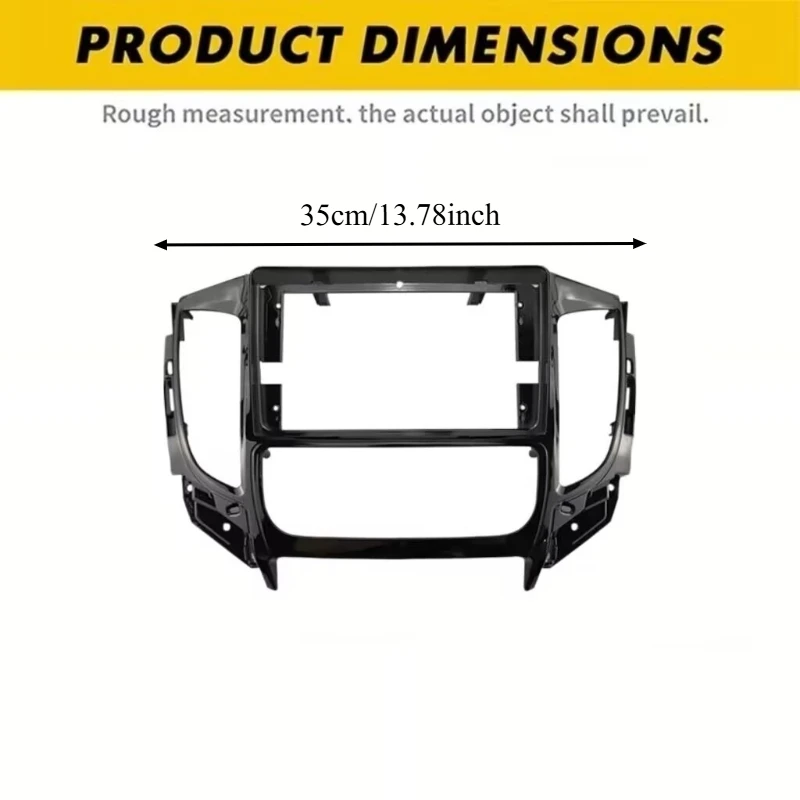 For Mitsubishi TRITON/L200 2015-2019 Car Radio Fascias Android 2 Din Head Unit Panel Dash Frame Installation