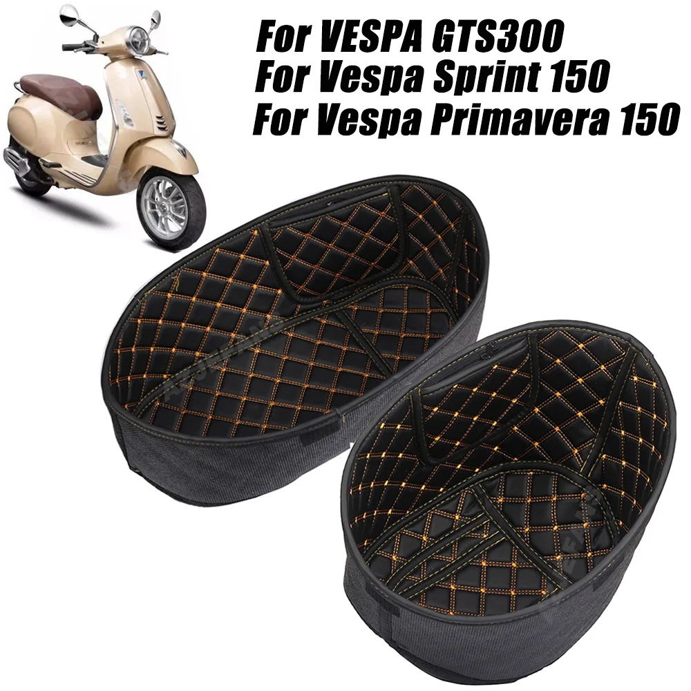 For VESPA Sprint 150 Primavera 150 GTS300 Motorcycle Rear Trunk Cargo Liner Protector