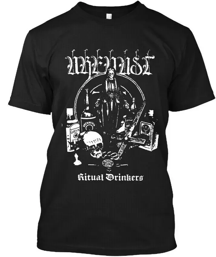 Limited NWT Urfaust Ritual Drinkers Netherlands Black Metal Retro T-Shirt S-4XL