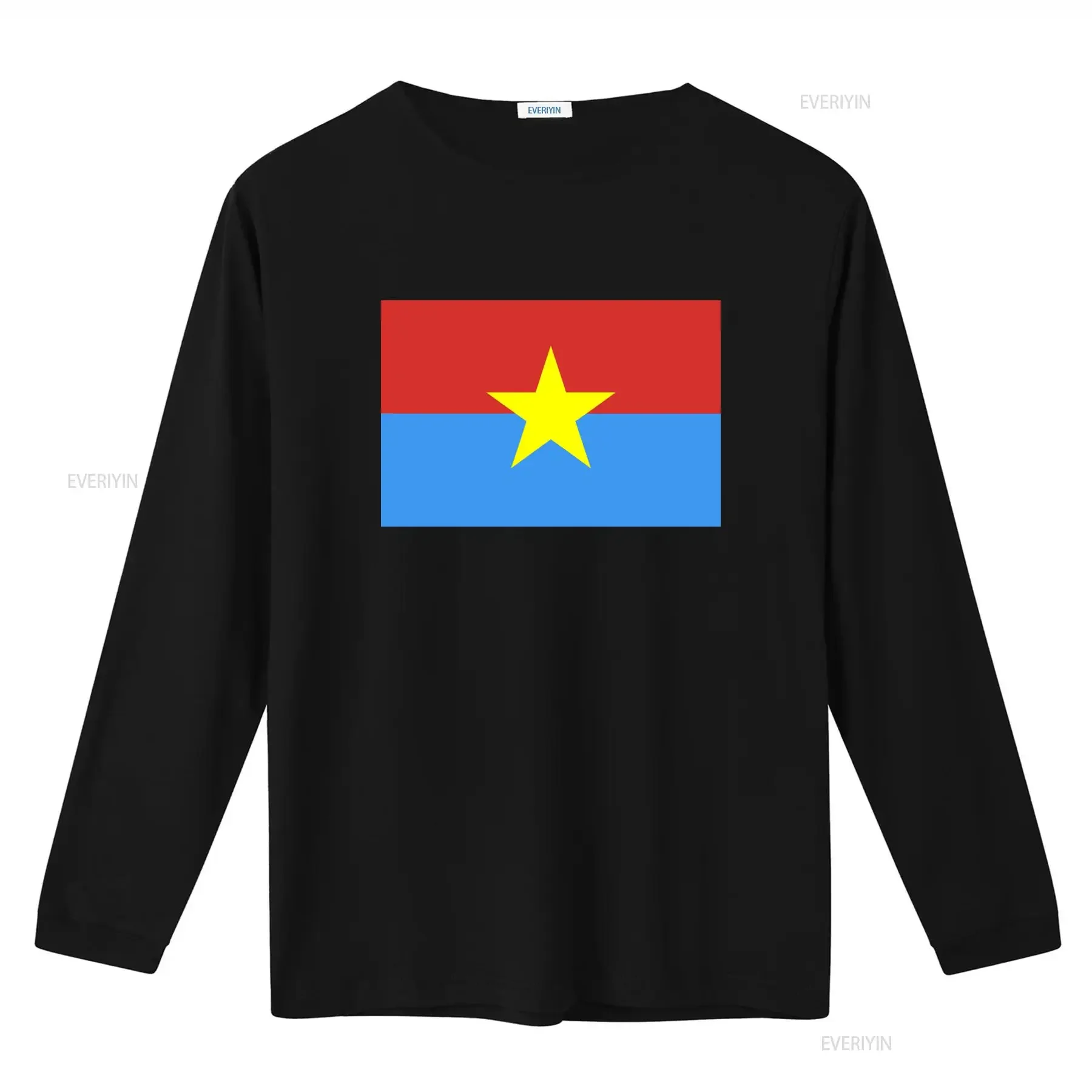 Viet Cong National Liberation Front of South Vietnam Socialist Historical T Shirt vintage Washed graphic homme Comfortable Soft