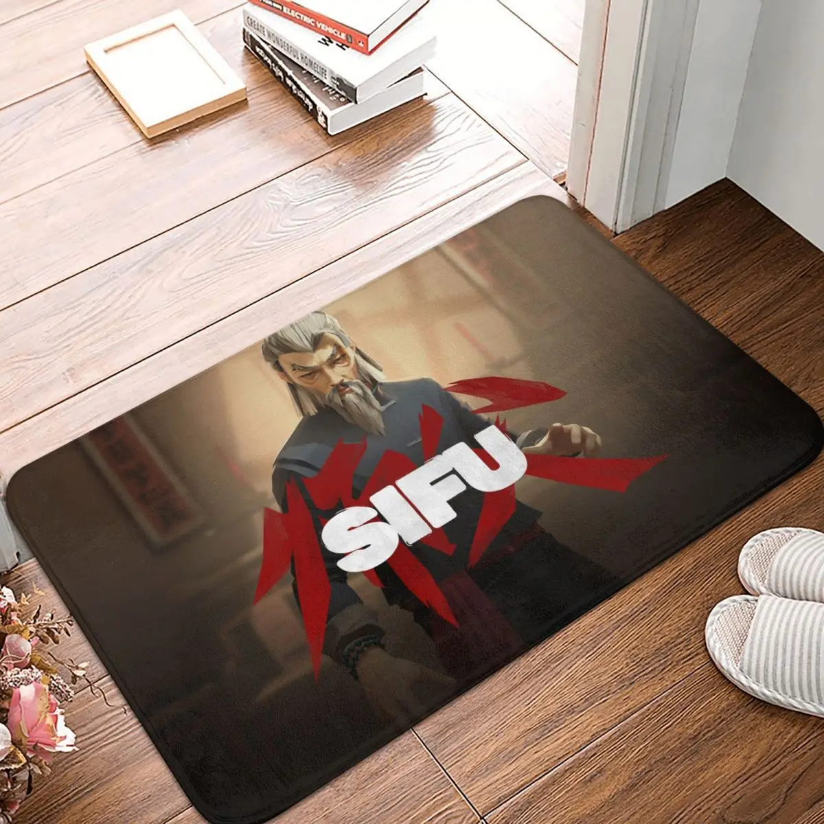 Fun Non-slip Doormat Bath Mat Sifu Game Balcony Carpet Welcome Rug Indoor Decor