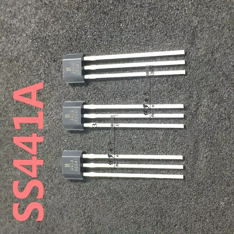 10pcs/Hall sensor SS441A screen printing 41A unipolar Hall element 441A T0-92S in-line insertion