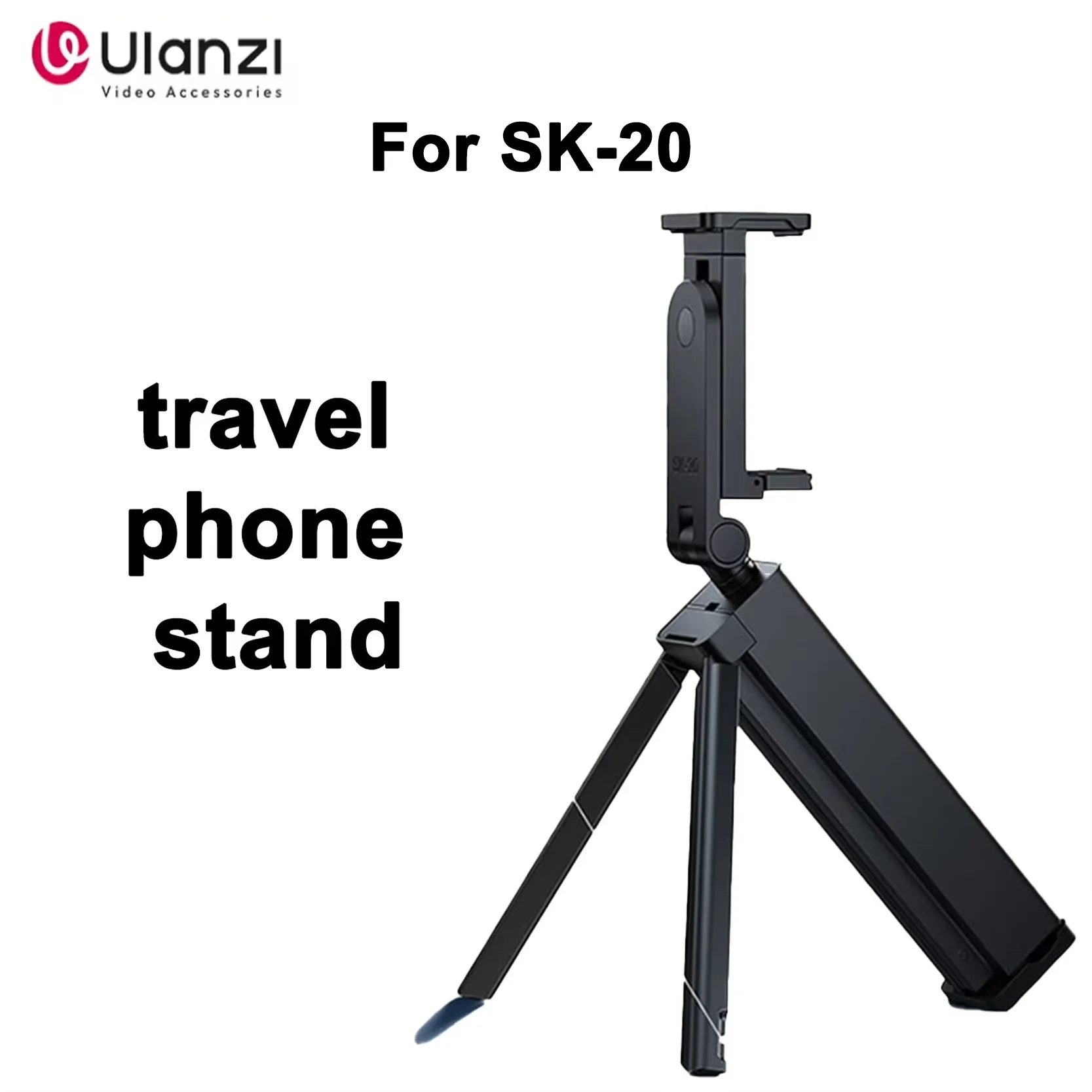 

Ulanzi SK-20 Дорожная подставка для телефона, вращающаяся на 360 градусов портативная складная настольная подставка, штатив для фиксированной съемки