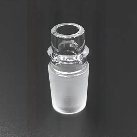 

14mm Male to Laboratory Stopper Connector - Airtight Glass Joint Connector, Chemistry Flask & Borosilicate Glassware