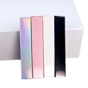 Lip leuchtende Verpackungskästen 10/20/30/40/50/100pcs Pink Black White Lipgloss Pipes Backbox Battle Battle Box 21*121 mm 8 Hauptverkäufe Caixa Gloss Lippe - №7