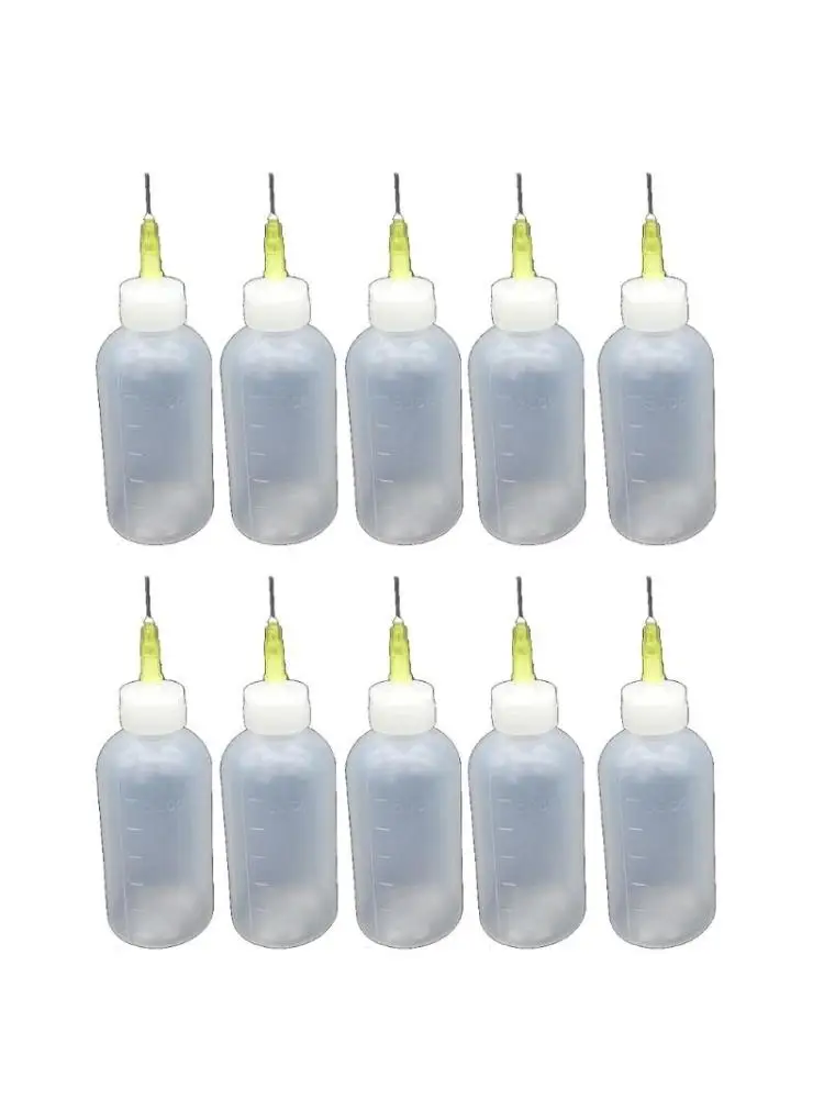 

10Pcs Epoxy Resin Mold Coloring Bottles With Needle Resin Colorant Tools