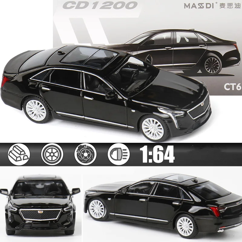 

1/64 CT6 Alloy Luxy Car Model Diecasts Metal Mini Car Vehicles Model Simulation Miniature Scale Collection Kids Gifts Decoration