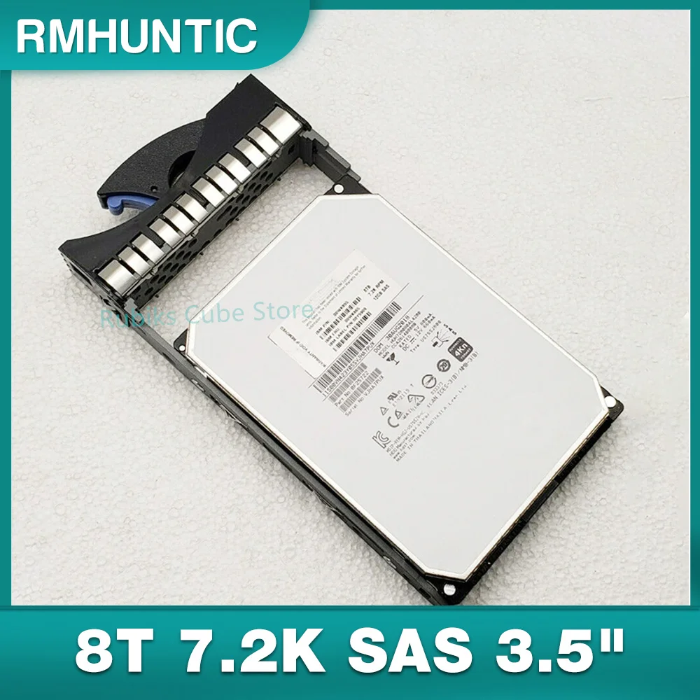 For IBM Hard Disk V7000 Gen2 00WK865 00WK868 00WK867 8T 7.2K SAS 3.5