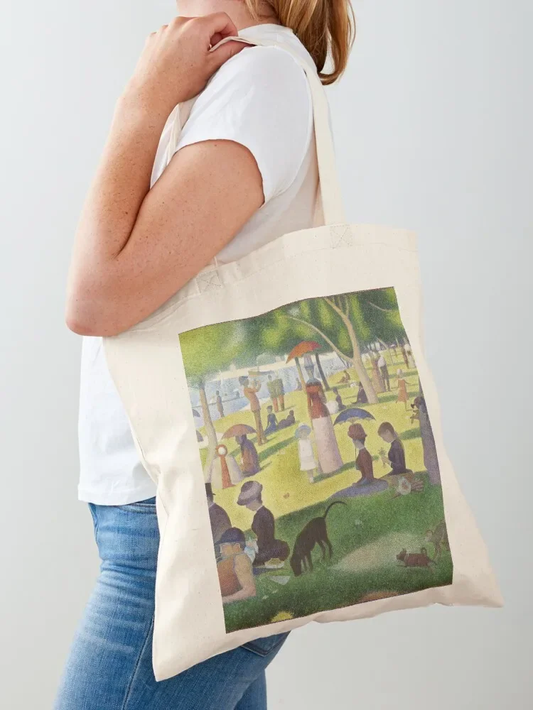 A Sunday on La Grande Jatte by Georges Seurat Tote Bag shopper bag women Shopper bag shoping