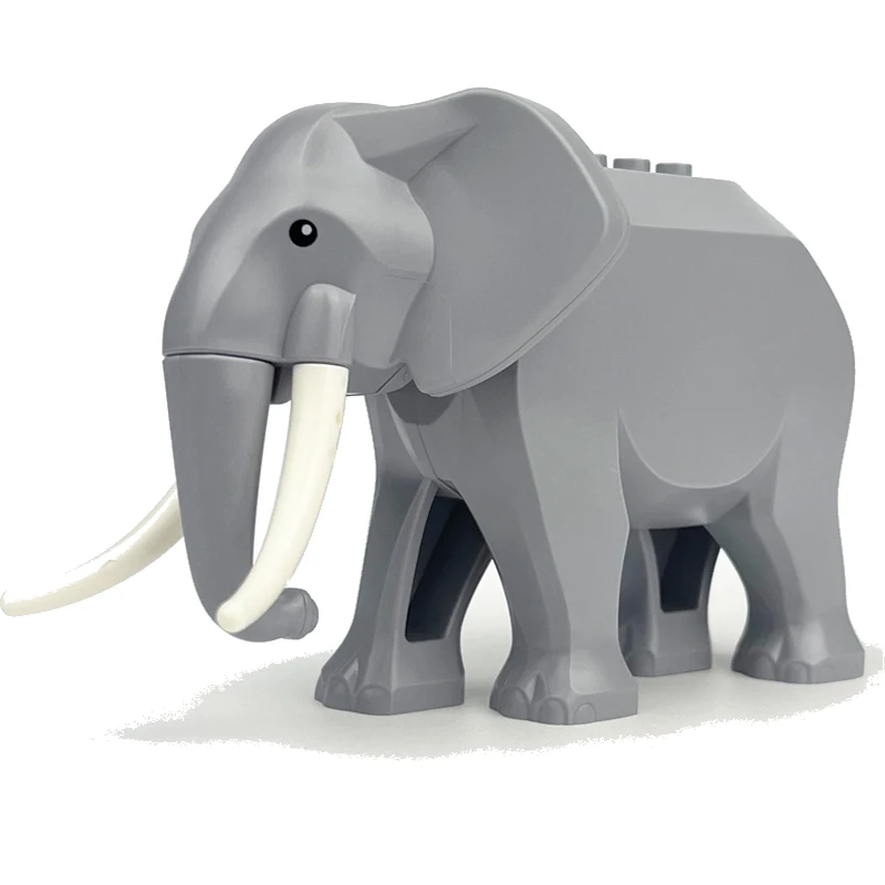 قيمة عظيمة!!! الحيوانات Zootopia الفيل الماموث الغوريلا Orangutan القرود نموذج ألعاب مكعبات البناء أرقام هدية