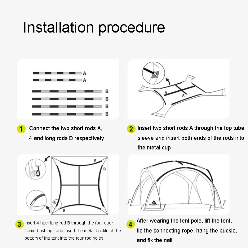 Dome Large Outdoor Luxury Camping Rainproof And Sunscreen Tent 5-8 People Round Dome Tent Family Travel Picnic Park Shade Tent