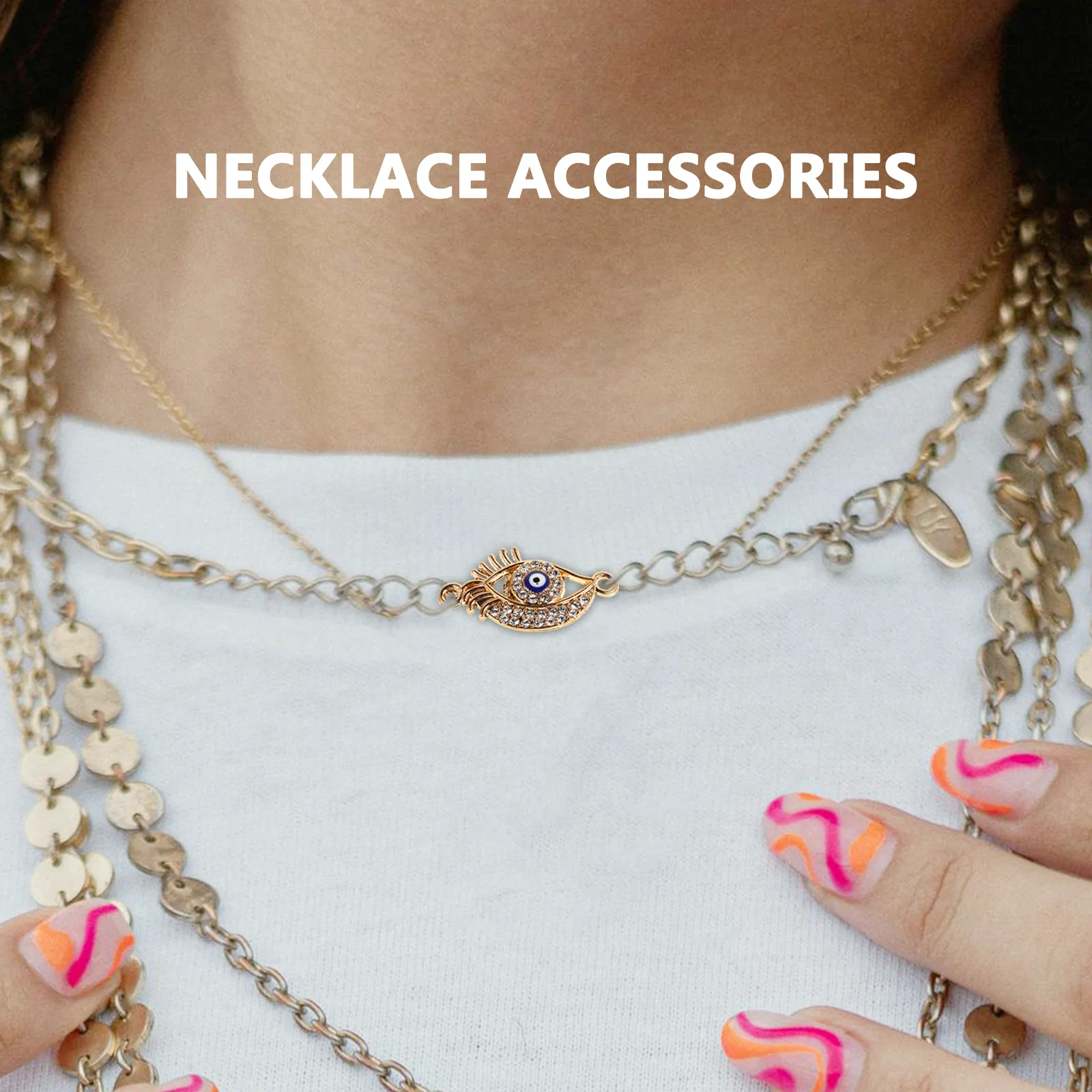 

10Pcs Evil Eye Charms for Jewelry Making Alloy Pendants Mini Jewelry Findings Creative Shaped DIY Connectors Handmade