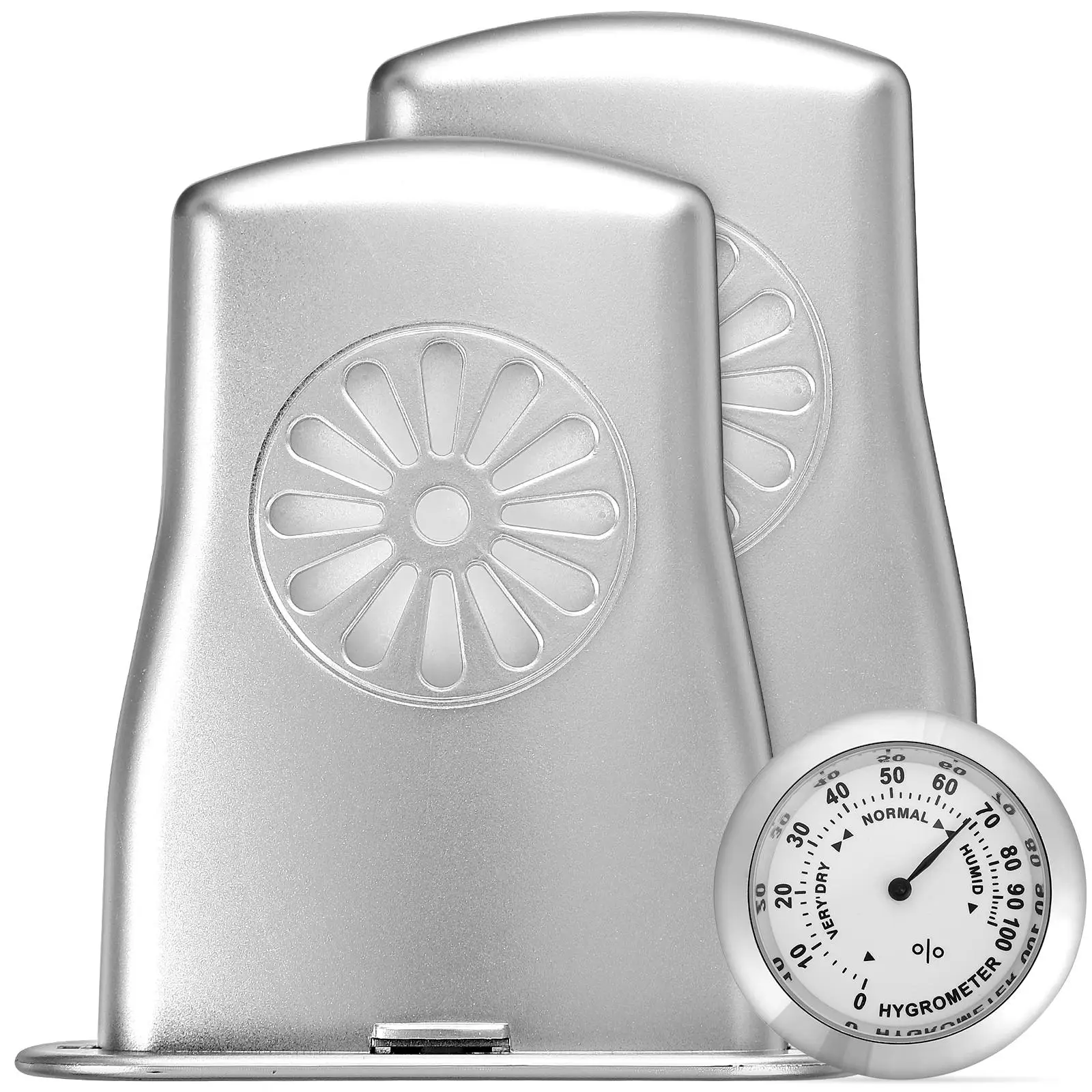 

1Pcs Silver Hygrometer Thermometer Violin Soundhole Humidifiers Maintenance Tool Acoustic Guitar Accessories Violin Parts