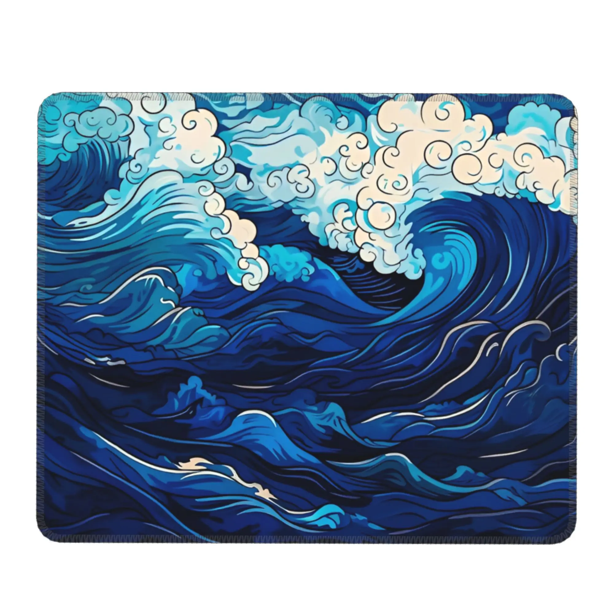 

Геймерский коврик для мыши The Great Wave of Kanagawa Comfort Коврик для мыши Настольные аксессуары Kawaii Design Коврики для мыши для ноутбука MacBook
