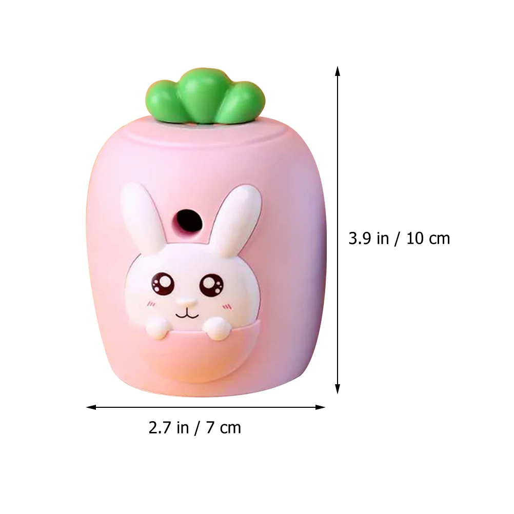 

Pen Sharpening Device Stationery Carrot Pencil Tools Accessory Sharpener Plastic Student