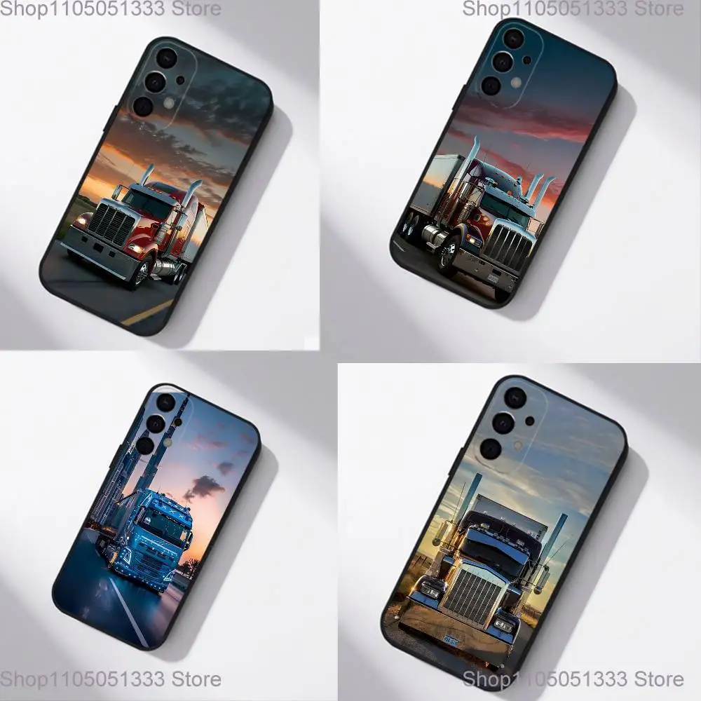 

Heavy Truck Car Cool Phone Case For Samsung S25,S24,S21,S22,S23,S30,Ultra,S20,Plus,Fe,Lite,5G Black Cover