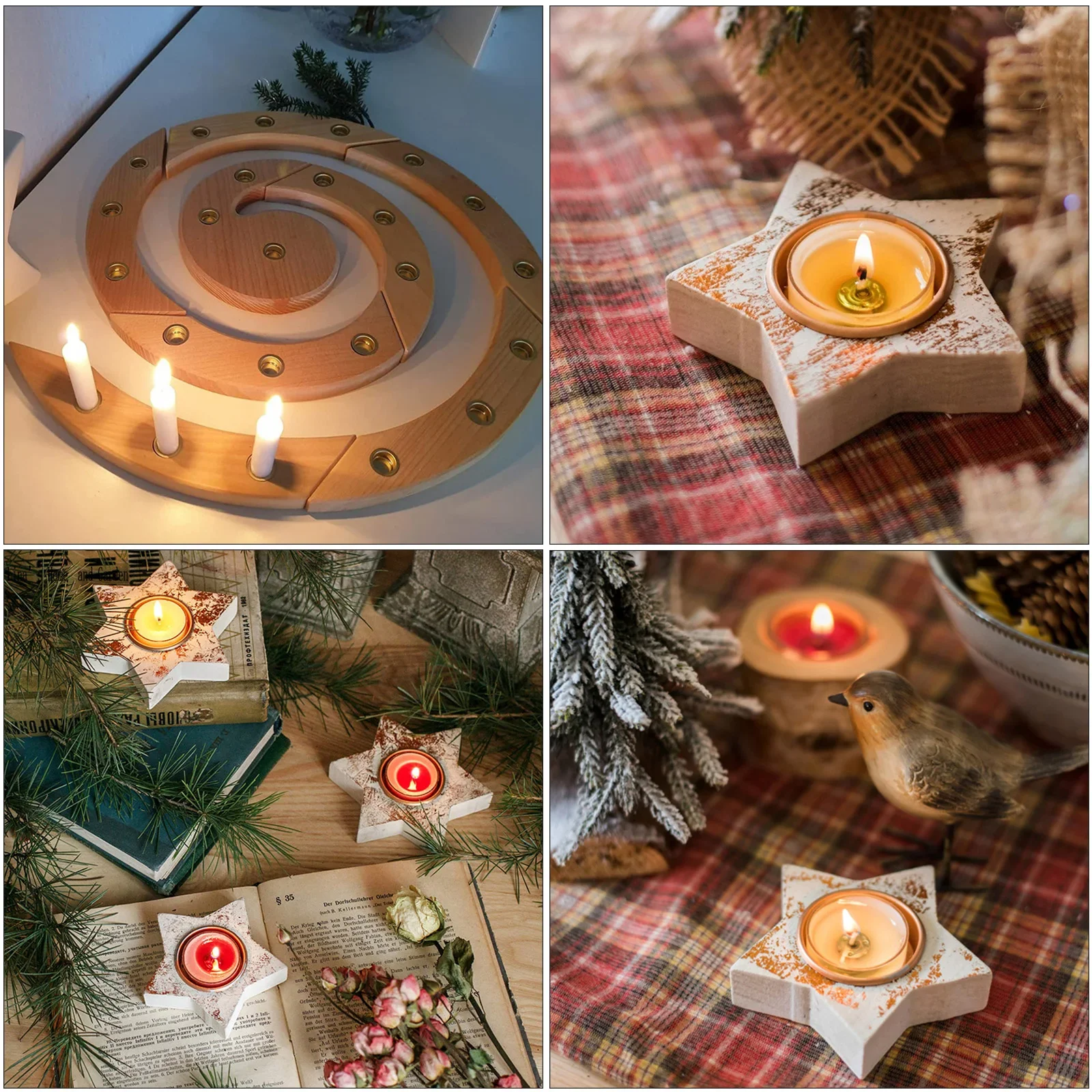 Practicall Brand New Candlestick Metal Tea Light Holder 18*12.6*11.8*15*0.3mm 30pcs/50pcs Aluminum Sheet Candle