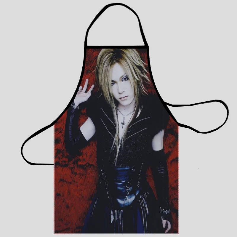 The Gazette Uruha نمط أكسفورد النسيج المئزر للرجال النساء المرايل المنزل الطبخ الخبز تنظيف مآزر اكسسوارات المطبخ
