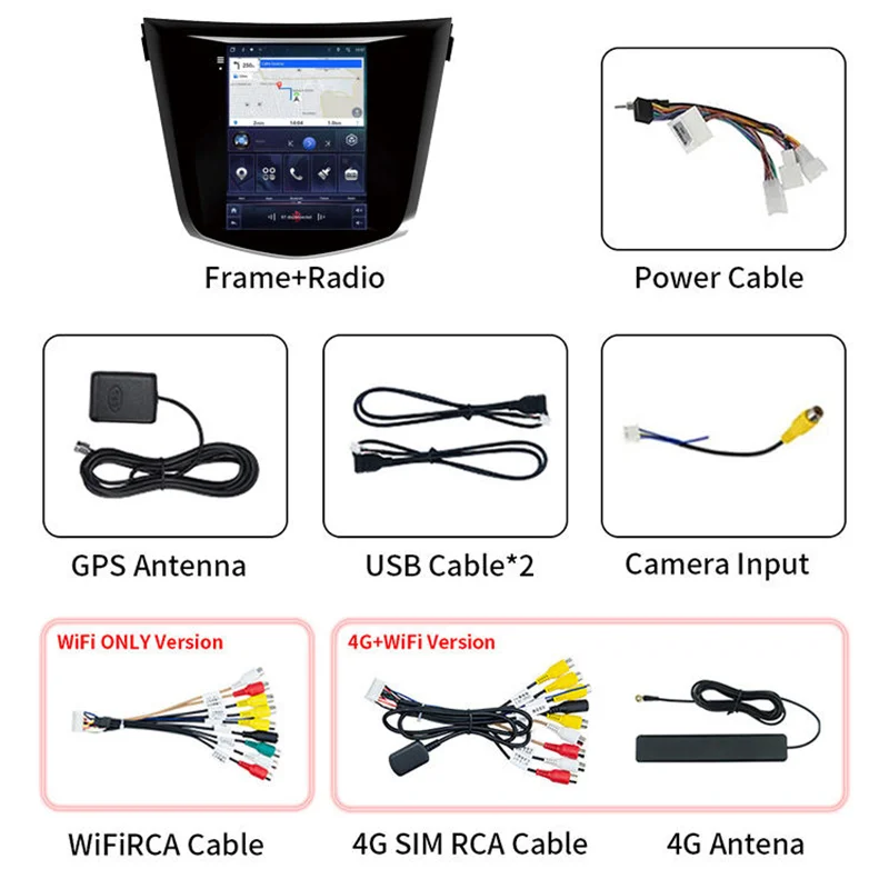 Android Touch Screen Car GPS Navigation Stereo Multimedia Player Audio System Car Radio for Nissan Qashqai X-trail 2013~2017