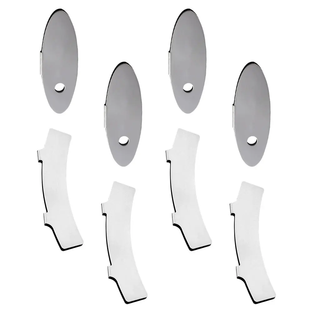 Ajustador de freno de disco de bicicleta de montaña, espaciador de ciclismo antiarañazos de acero inoxidable, duradero, resistente al desgaste, a prueba de herrumbre, 8 Uds.