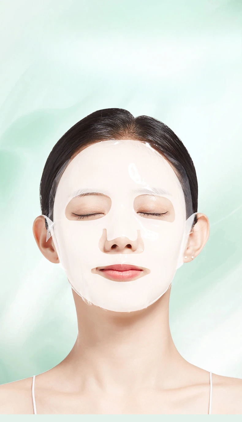 ซิลิโคน Face Mask Holder สําหรับแผ่นหน้ากาก,Moisturizing Facial Mask COVER,ป้องกันการระเหย,เครื่องมือความงาม,การเดินทาง