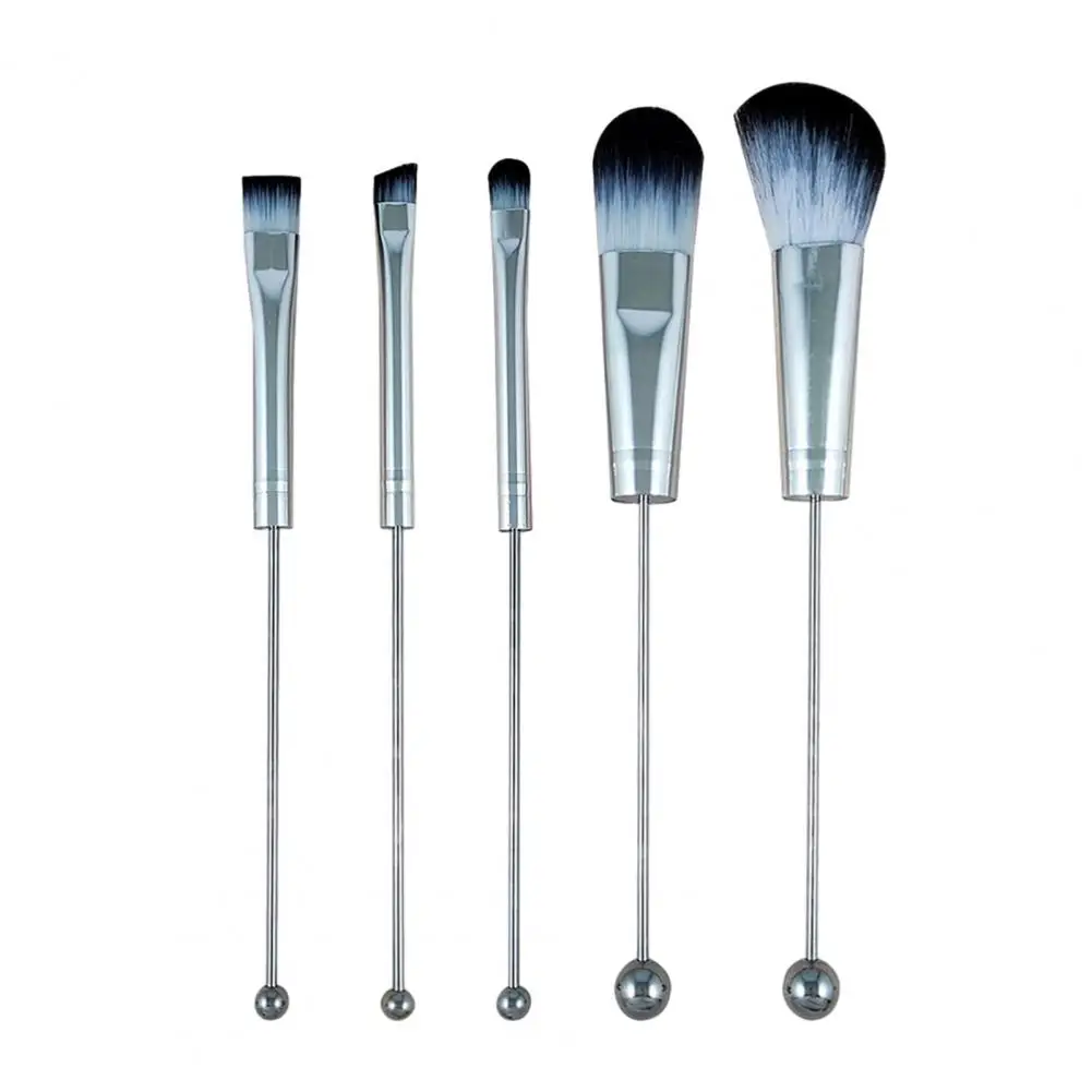 Even Application Makeup Brush Multifunctional Fashion Beaded Makeup Brushes Set with Aluminum for Eyeshadow for Professional