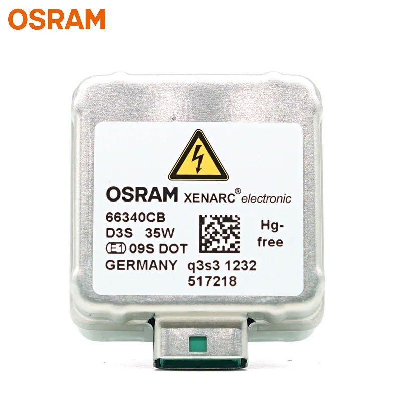 OSRAM D3S 66340CB Xenon HID Car Headlight COOL BLUE 35W 5500K White Light High Low Beam Original Upgarde Bulb Made In Germany