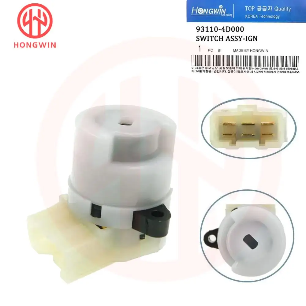 93110-4D000 Ignition Starter Switch 931104D000 For Hyundai Accent 2006-2011 Kia PRIDE RIO 2006-2011 Platt Hybrid 2006-2009