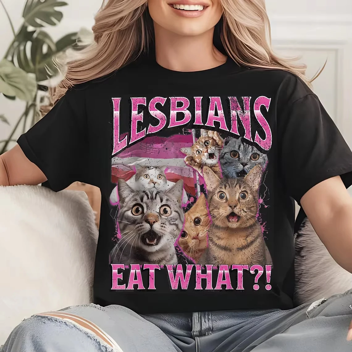 

Men Clothing Unisex Fashion Funny Cat Meme Graphic T Shirt Men Women Humor Fashion T Shirts Casual Streetwear T-shirts Fashion