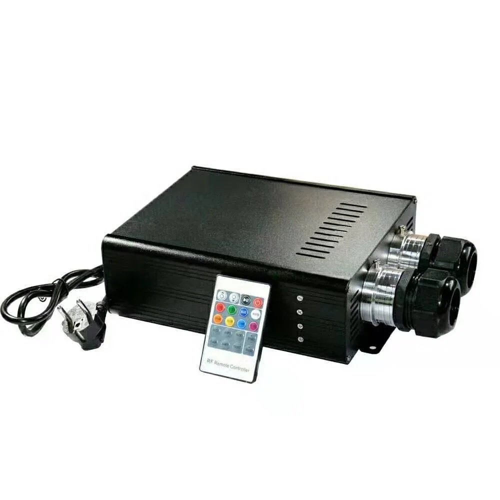 45W Dual‑Head Fiber Optic Light Source, 110V 220V Input Equipped with Remote Control