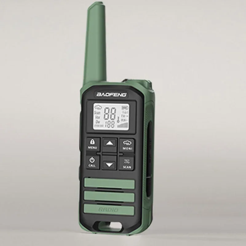 Baofeng FR-22A Mini Portable Radio 430-440MHz 22 FRS Channel Scan Function Type-C USB Charging Waterproof Walkie Talkie