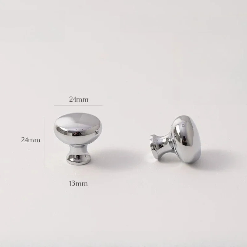 yesBrass Furniture Mushroom Cloud Cabinet Handle French Light Luxury Single Hole Modern Simple Cabinet Drawer Door Hardware Hand