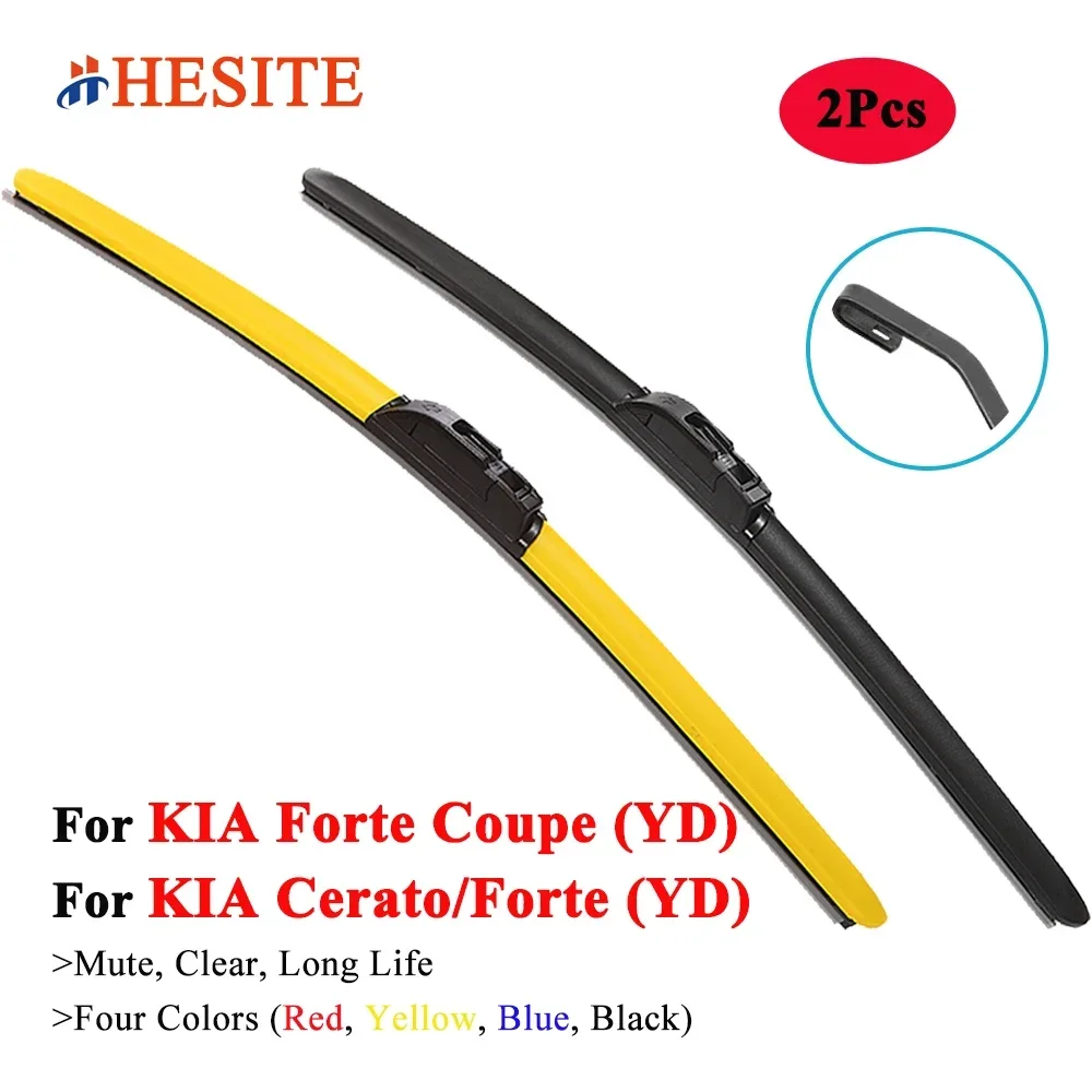 

HESITE Colorful Wiper Blades For KIA Cerato Forte Koup YD 2013 2014 2015 2016 2017 2018 2019 2020 2021 Car Exterior Replacement