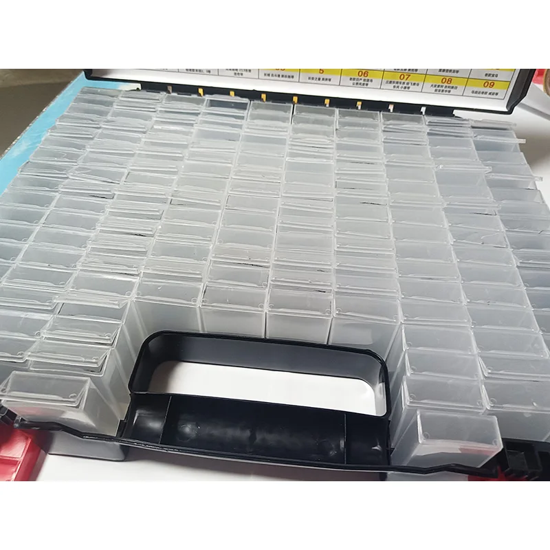 Keyeasy للطي أضعاف مفتاح الجنين شفرة فارغة علبة بلاستيكية فارغة مع 186 قطعة نموذج صندوق صغير سهلة الاستخدام أدوات ocksmith #4