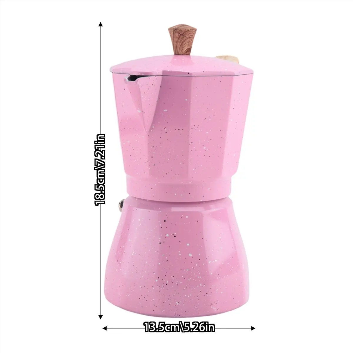 &A11I Latte Mocha Coffee Maker Italian Moka Espresso Cafeteira Percolator Pot Stovetop Coffee Maker 300Ml Pink