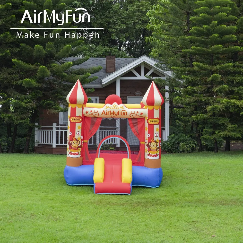 AMF Castillo inflable, casa de rebote para niños, tobogán inflable para interiores/exteriores, casa de rebote combinada, juguetes familiares para niños