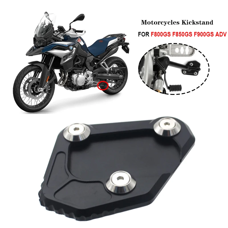 For BMW F850GS F900GS F 900GS F 850GS Adventure 2018-2023 Foot Side Stand Enlarger Plate Pad Kickstand Extension F850GS 2023-