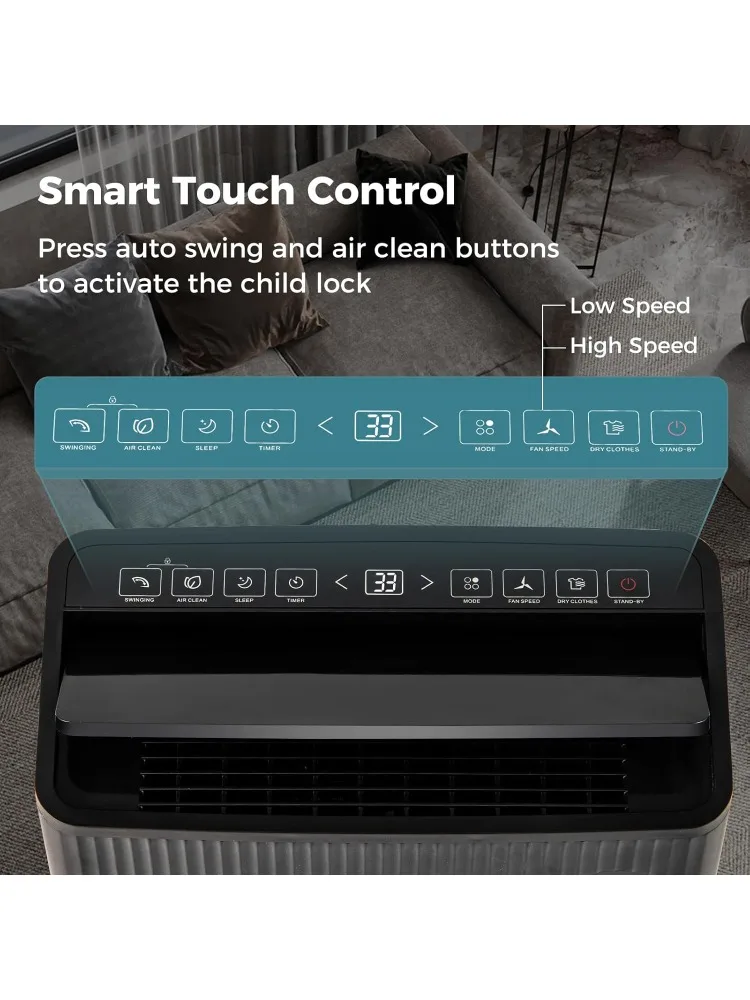 4,500 مربع. مزيل رطوبة قدم للطابق السفلي، مؤشر رطوبة 3 ألوان، وضع الملابس الجافة، خرطوم وصرف وعجلات مقاس 12 بوصة، 57 لترًا #2